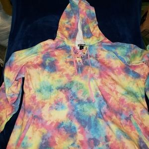 Hottopic Plus tie dye hoodie